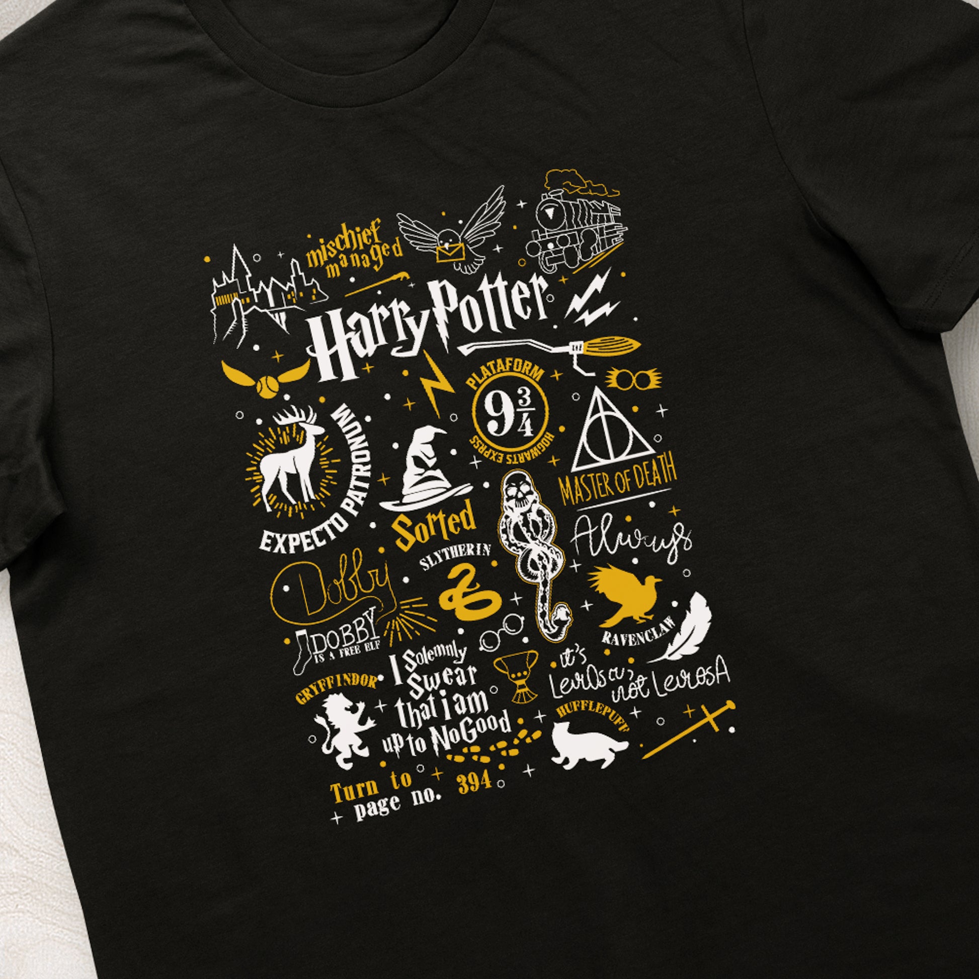Unisex Elements Store Harry Potter Tshirt Alínea –