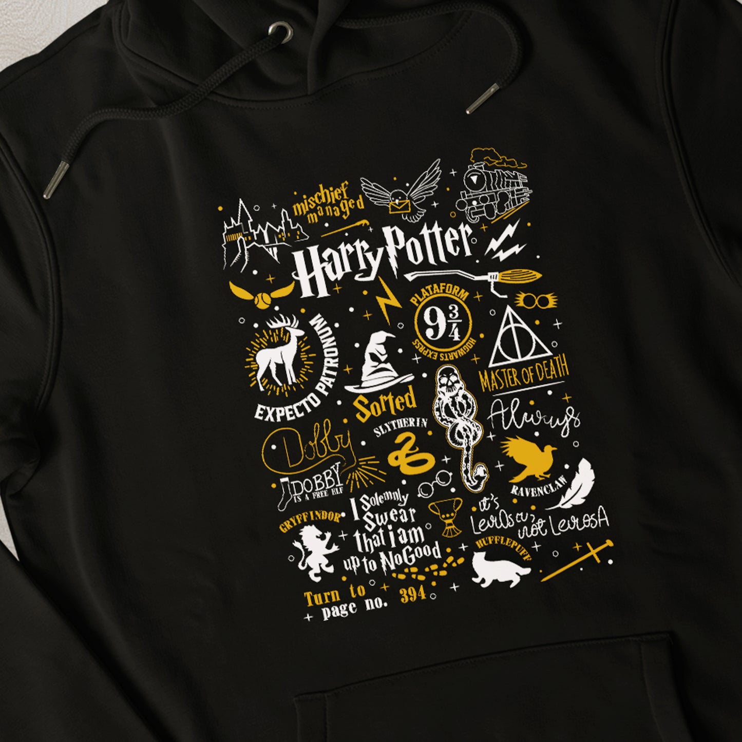Harry Potter Elements Hoodie Premium
