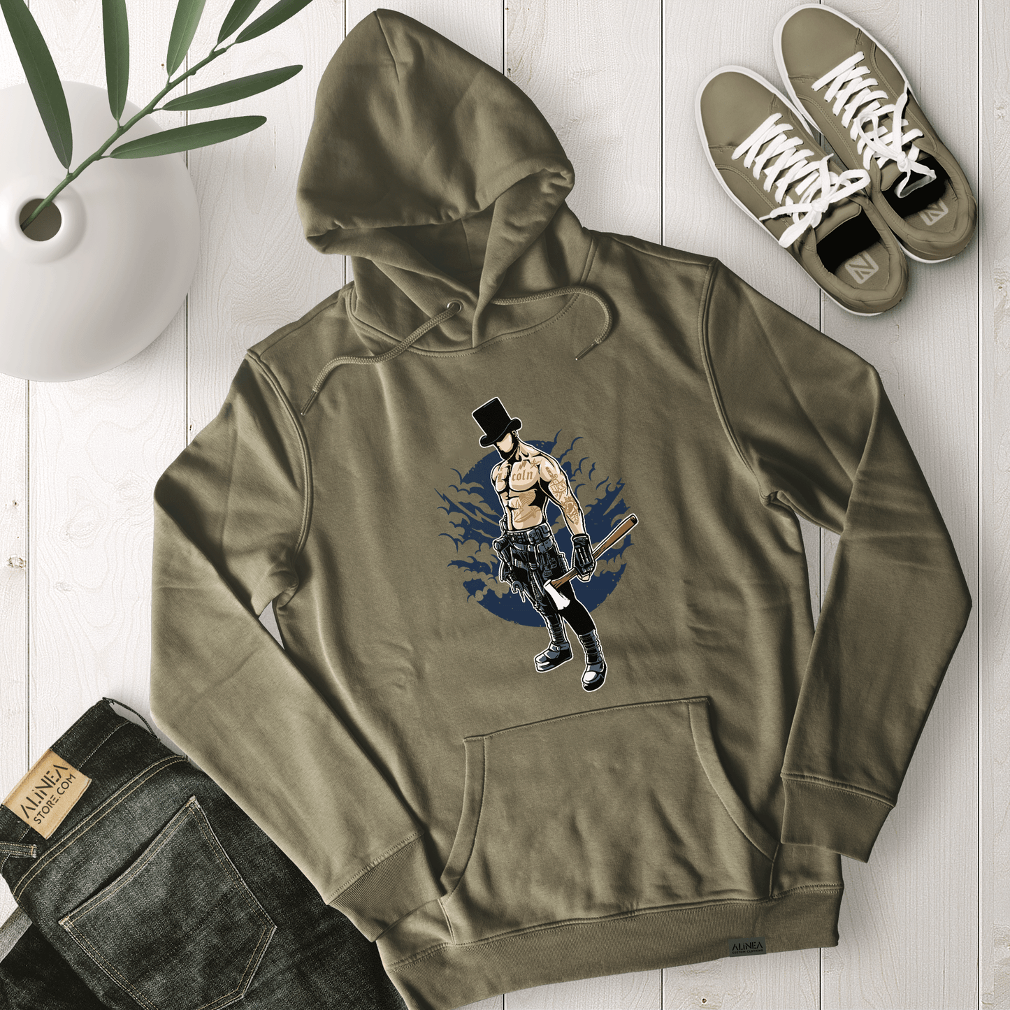 Lucky Lincoln Hoodie Premium