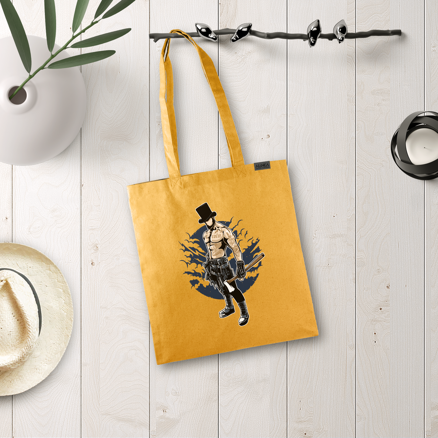 Lucky Lincoln Tote Bag