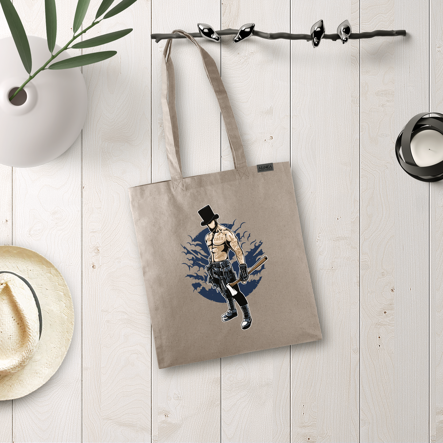 Lucky Lincoln Tote Bag