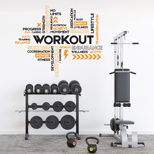 Gym Workout Wall Decor
