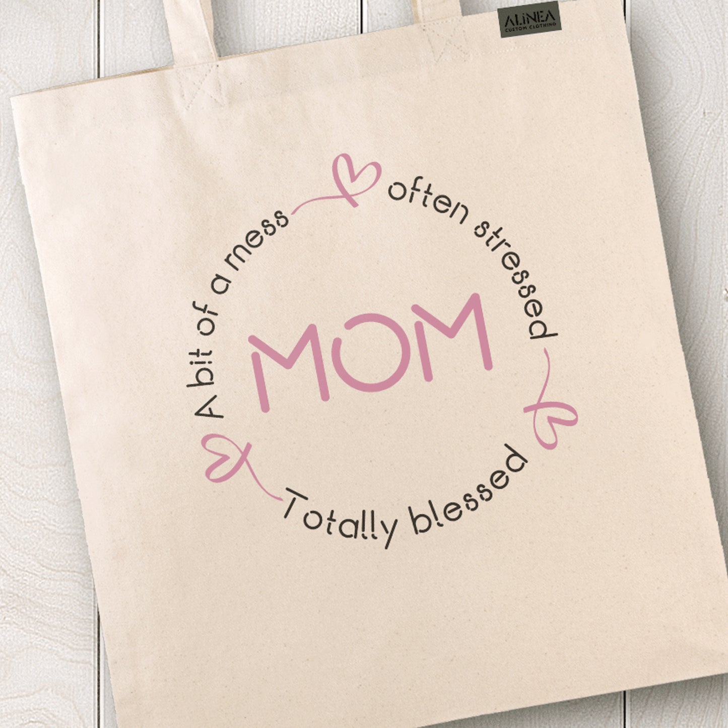 Mom Blessed Tote Bag