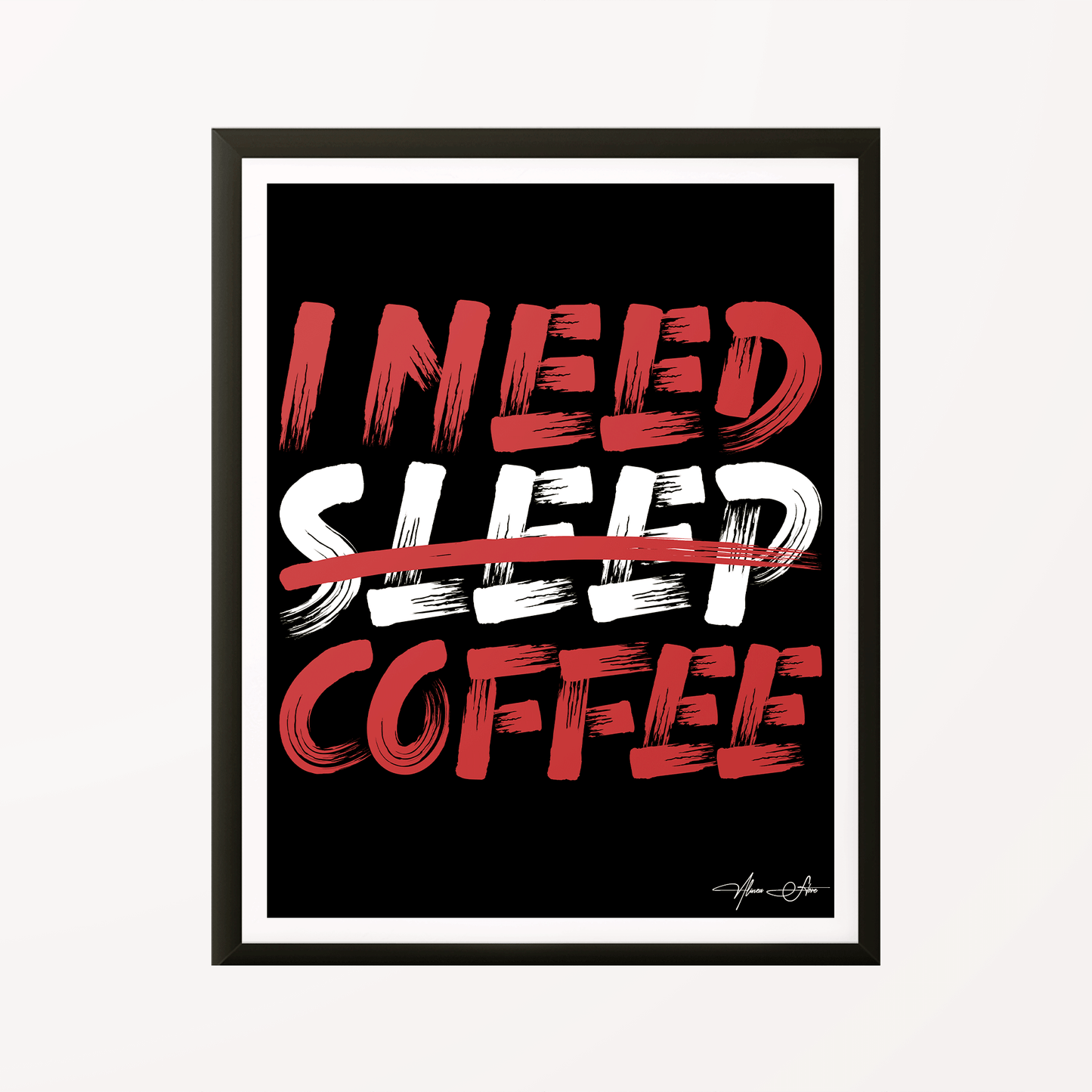 Need Coffee Poster