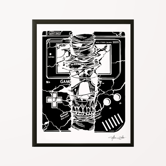 Player Skull Poster