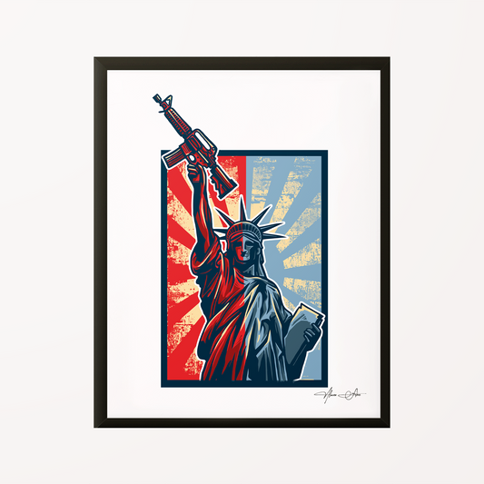 Armed Liberty Poster
