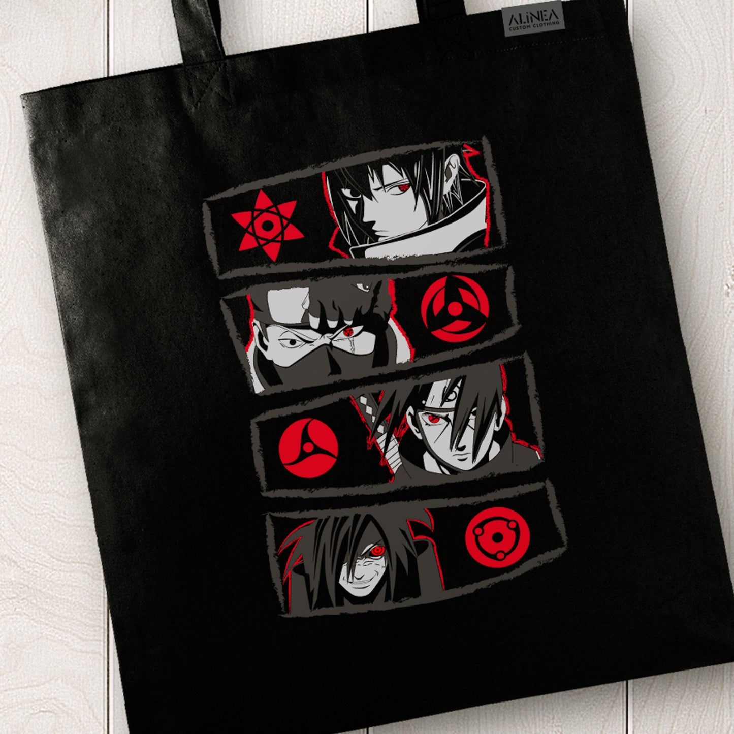 Uchiha Eyes Tote Bag